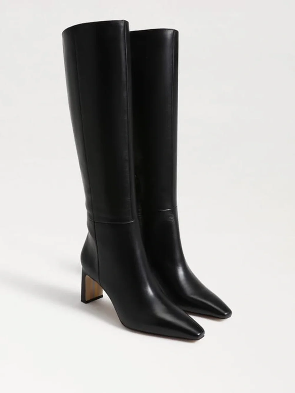 Sam Edelman Black Over-The-Knee Pointed Toe Stiletto Boots